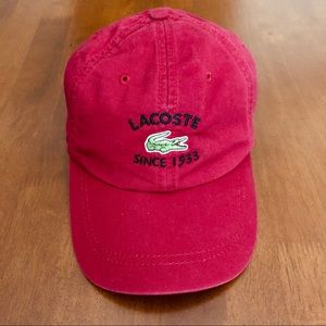 lacoste since 1933 hat